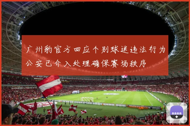 广州豹官方回应个别球迷违法行为公安已介入处理确保赛场秩序